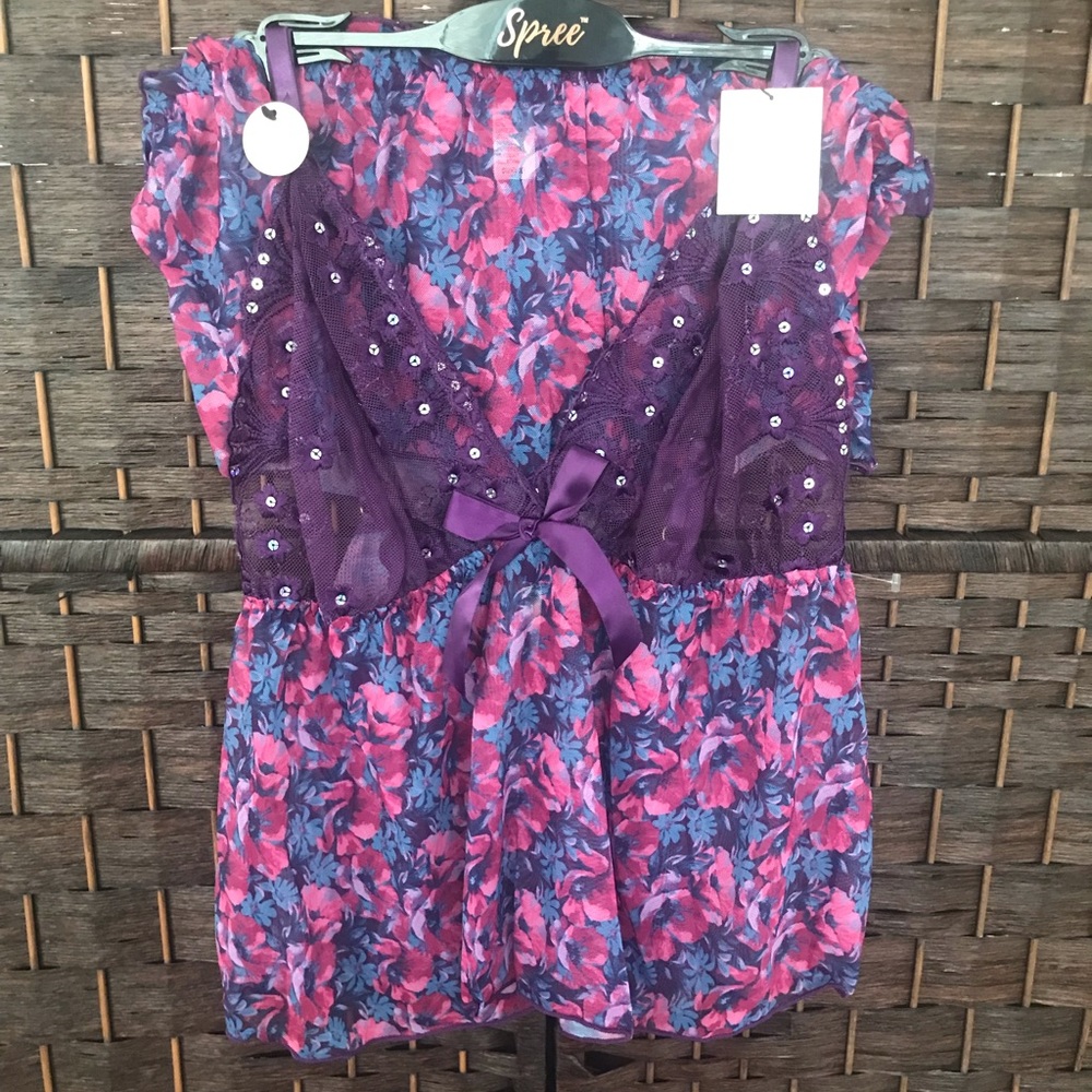 New! Spree Intimates 2 Piece Set Lingerie - Picture 9 of 9